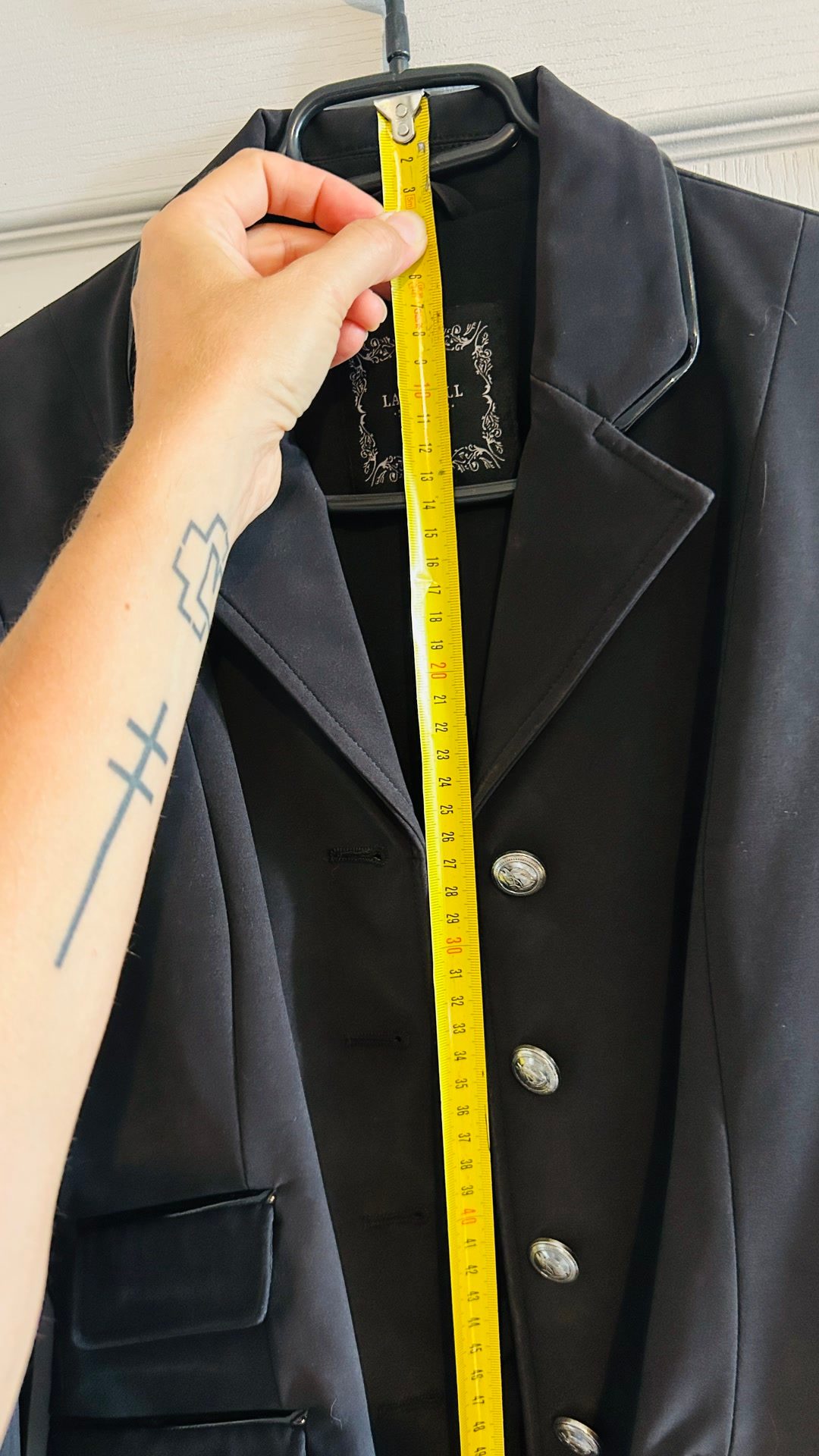 Veste de concours noire Lami-Cell, média 8