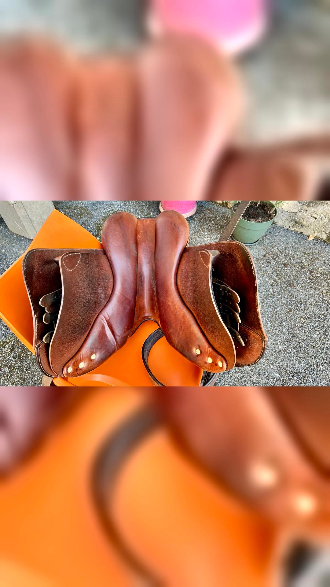 Selle obstacle CHILDERIC taille 17, média 8
