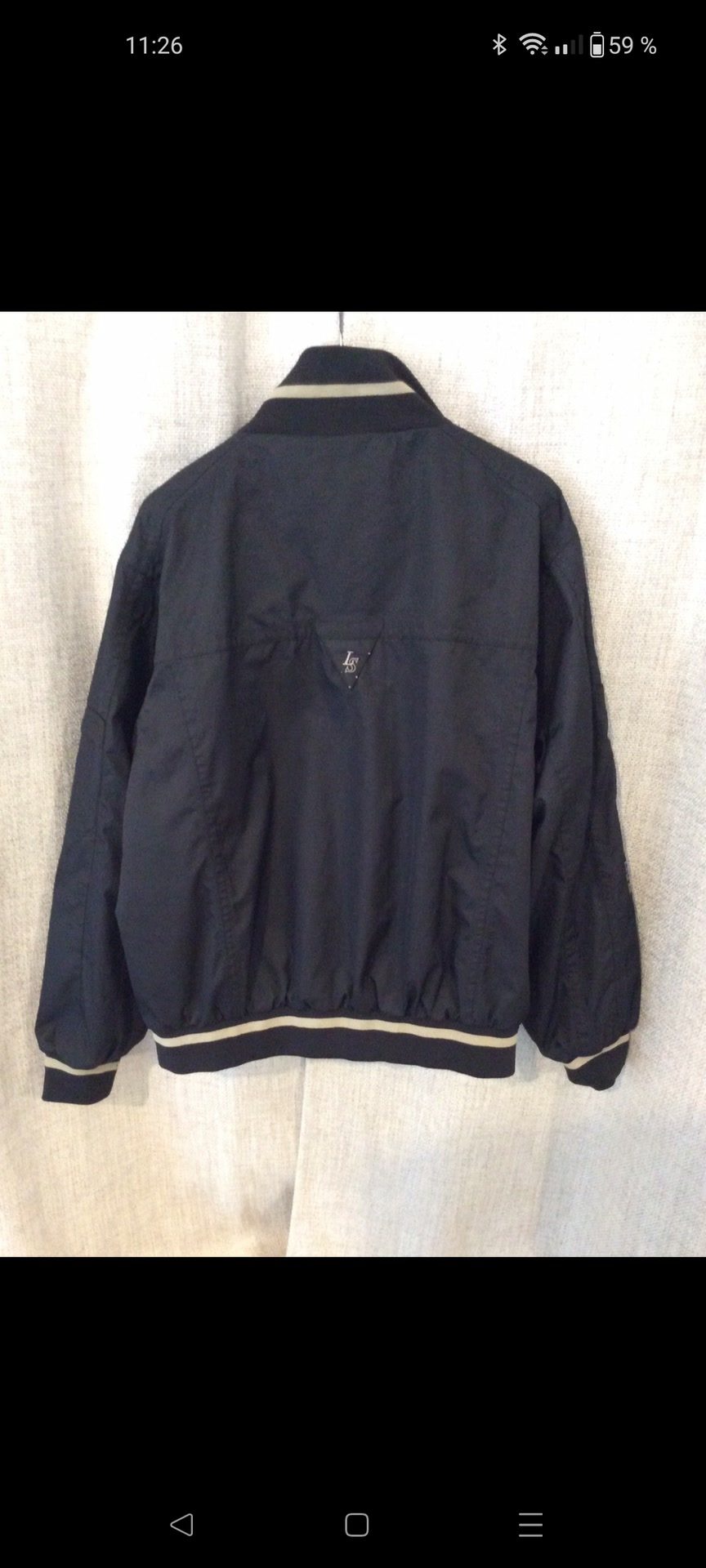 Blouson  imperméable noir, média 3