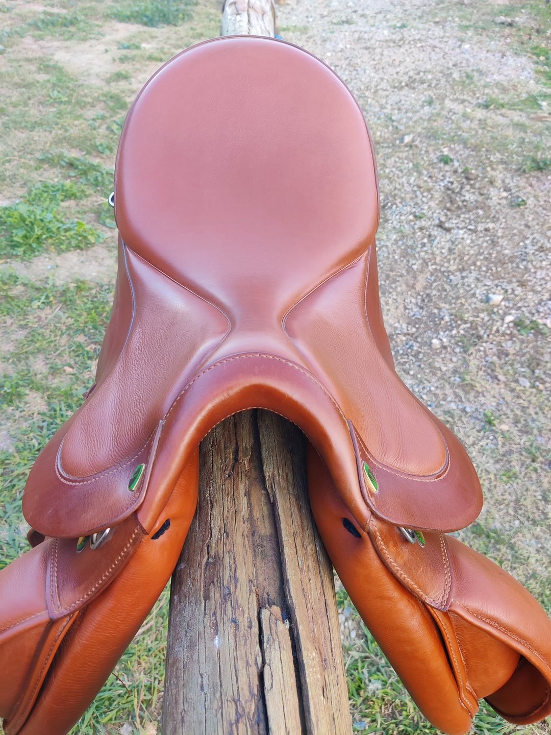 Selle cuir marron  Prestige, média 3
