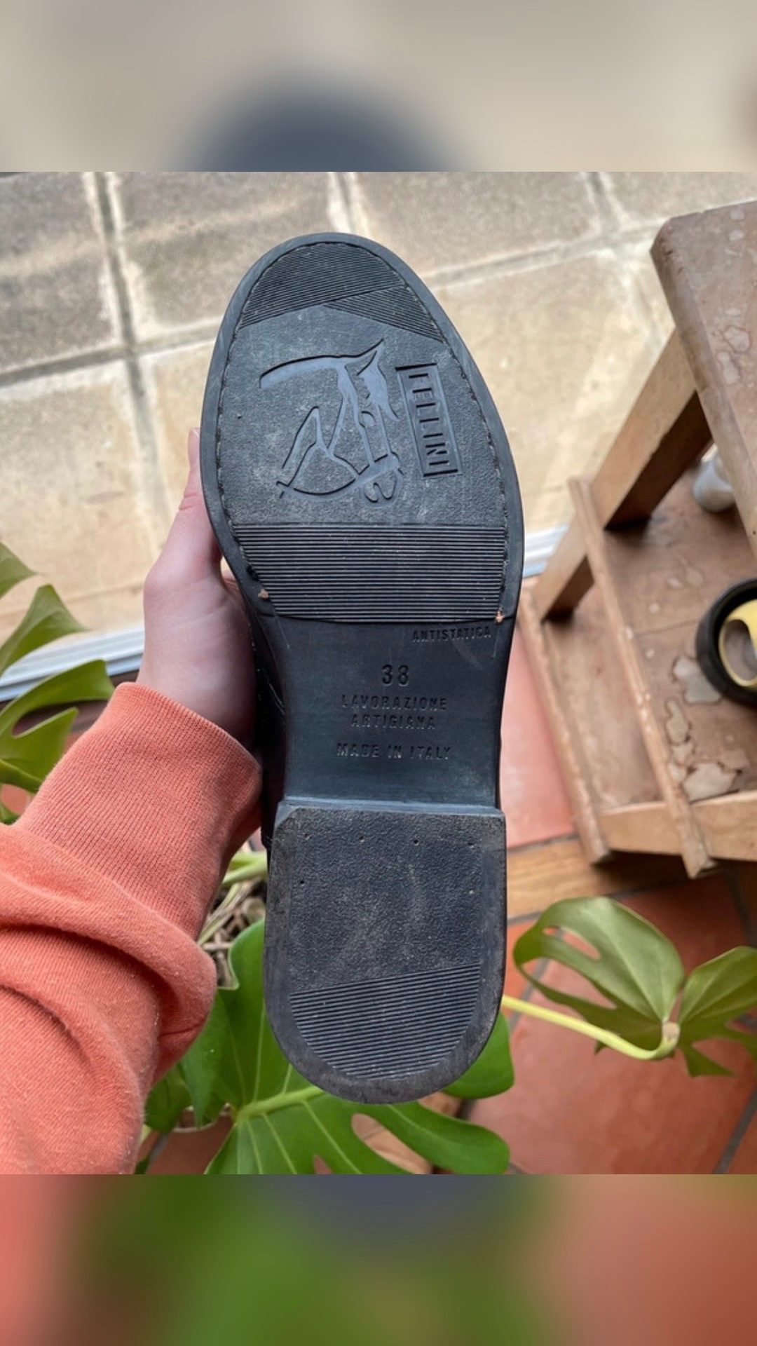 Bottes d’équitation Fellini, cuir noir véritable, média 6