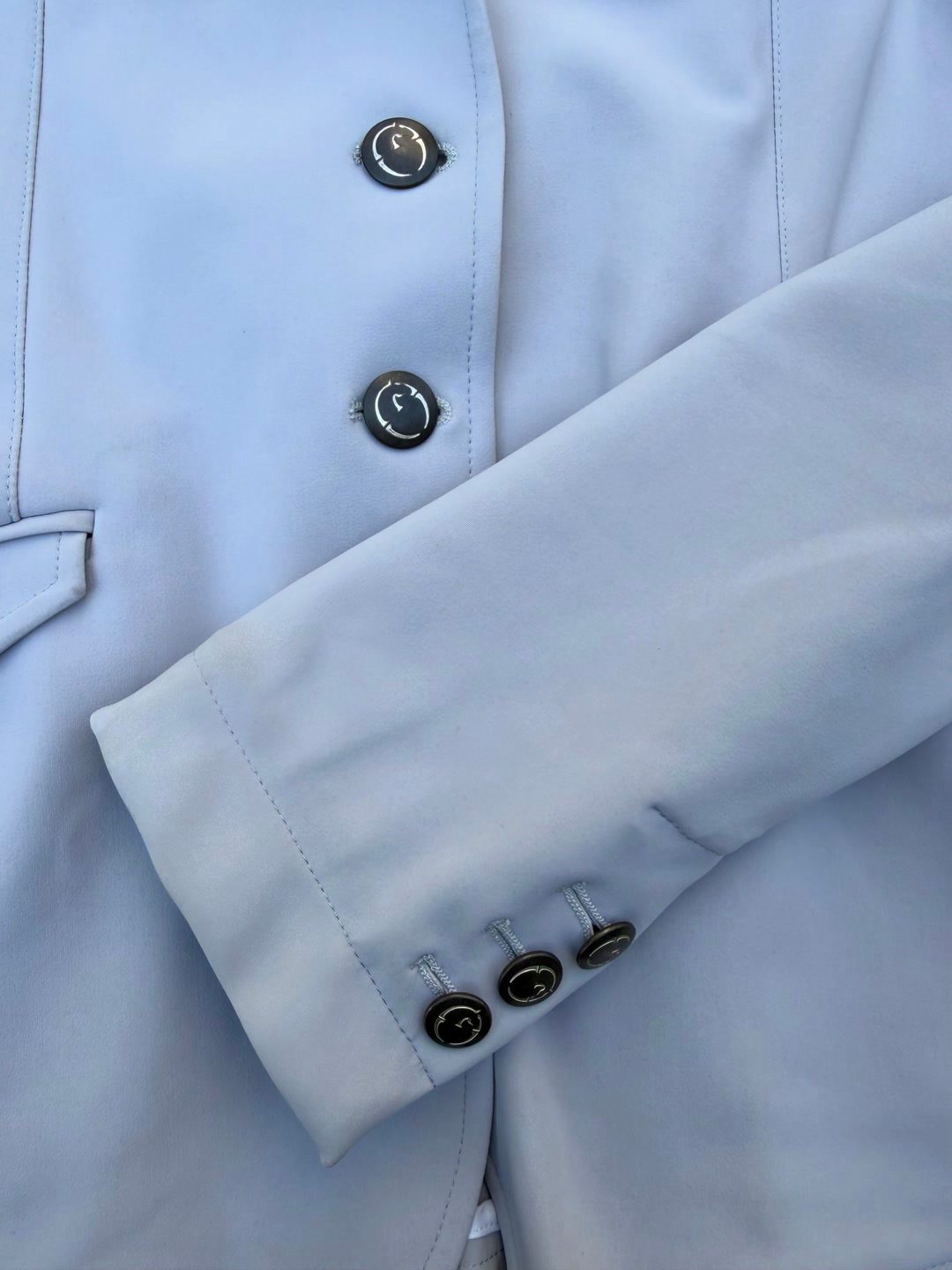 Veste de concours pour femme Vestrum grise, média 5