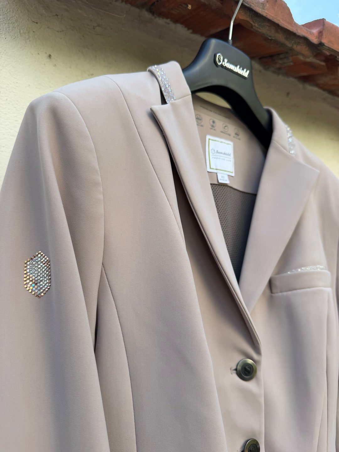 Veste de concours pour femme Samshield latte, média 3