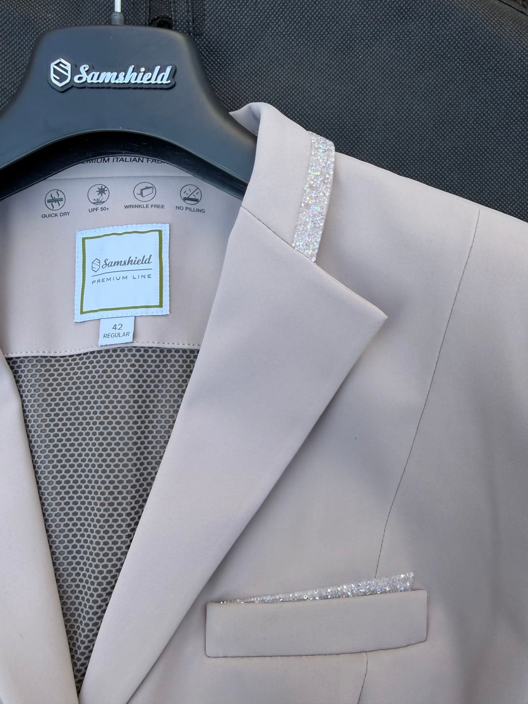 Veste de concours pour femme Samshield latte, média 4