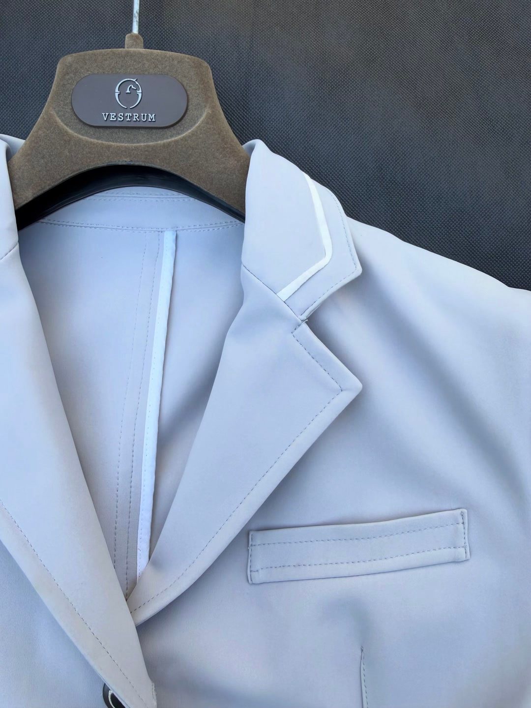 Veste de concours pour femme Vestrum grise, média 4
