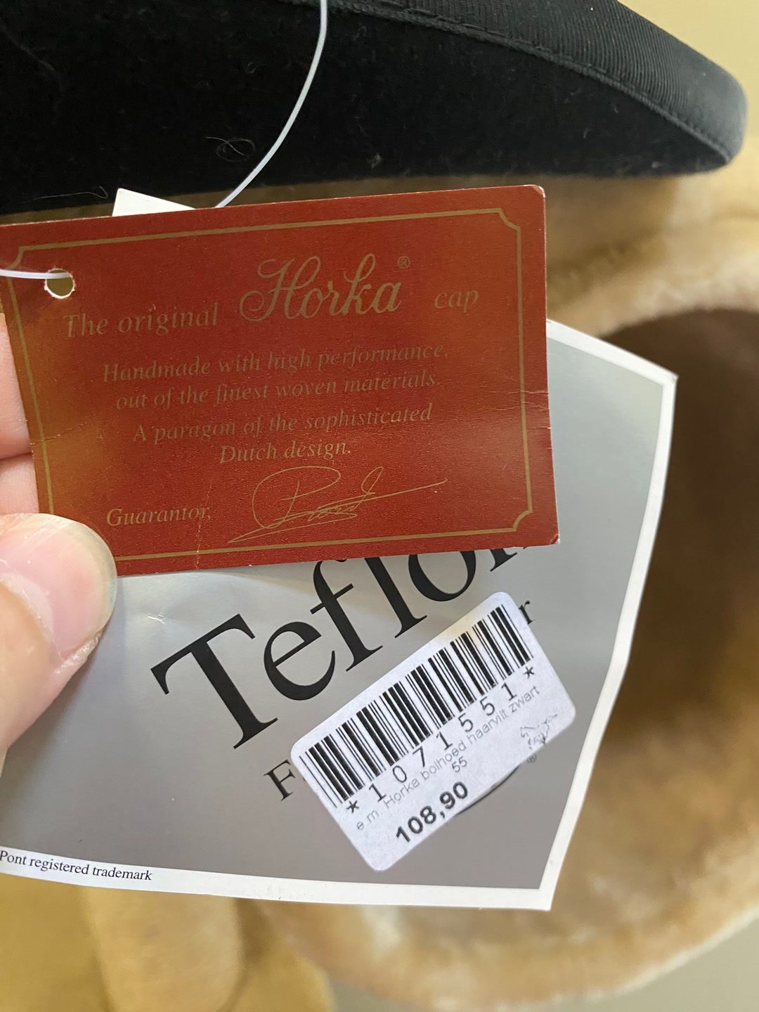 Chapeau melon Horka noir – Taille 55, média 5