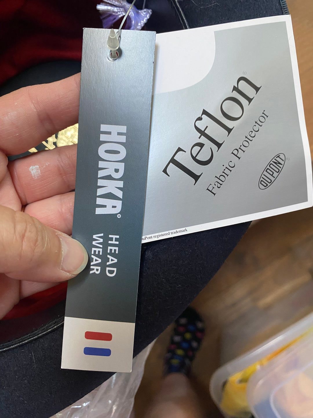 Chapeau haut de forme Horka noir T55, média 4