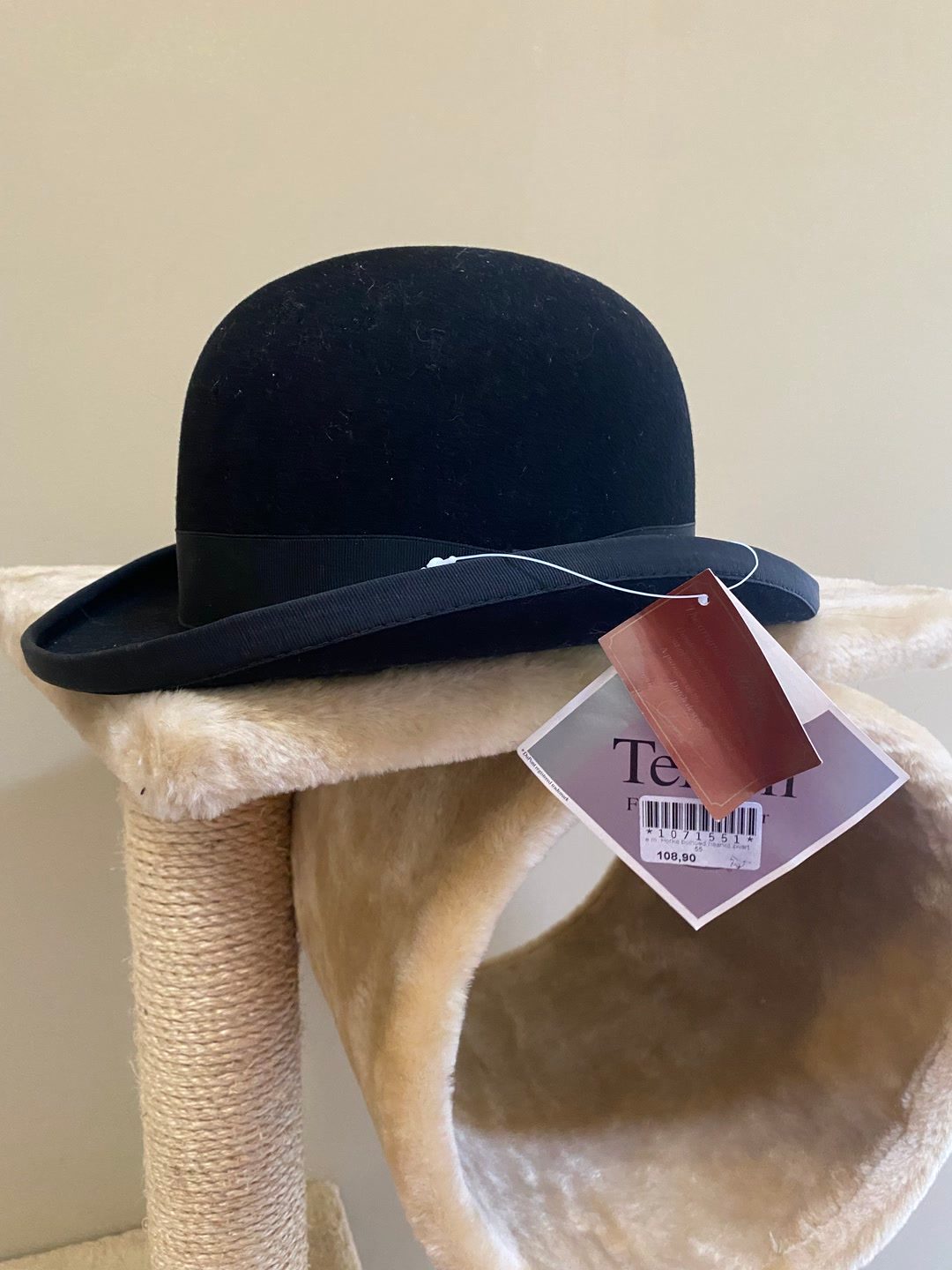 Chapeau melon Horka noir – Taille 55, média 2