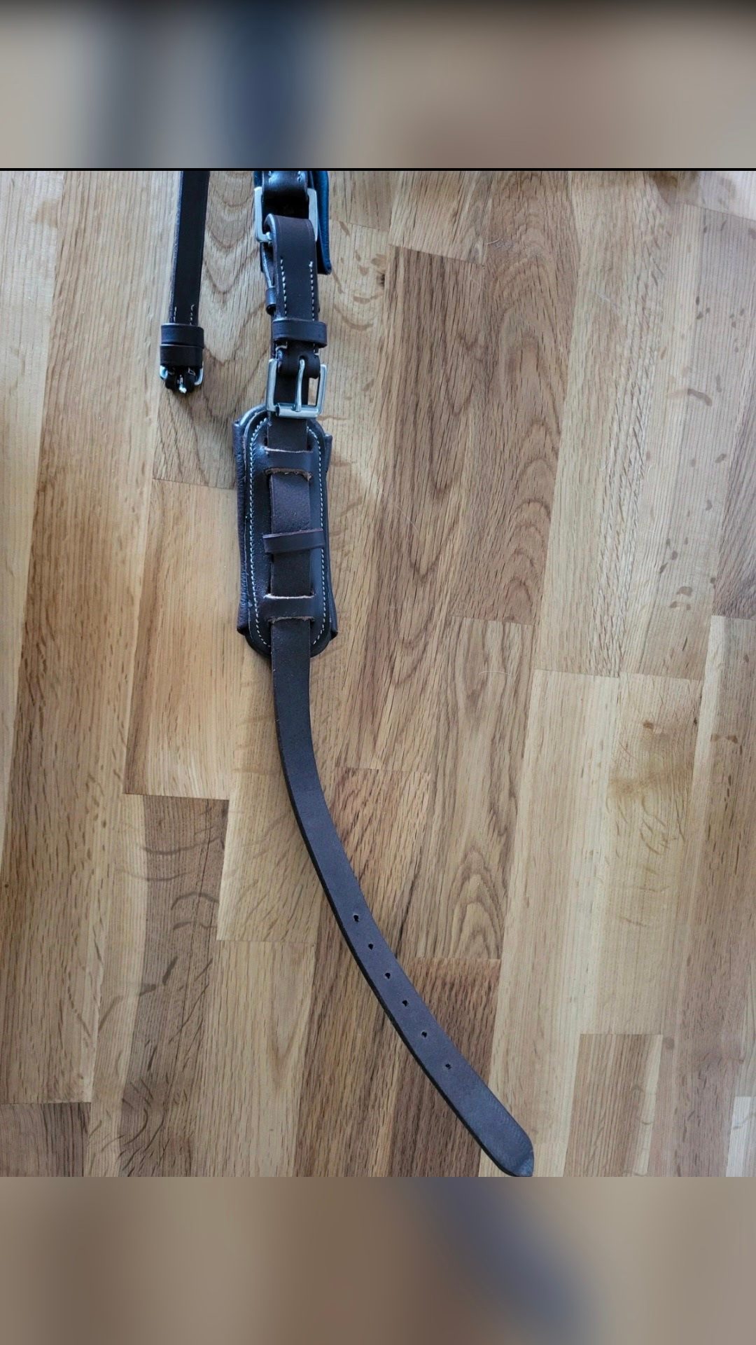 Muserolle avec noseband cuir, média 2
