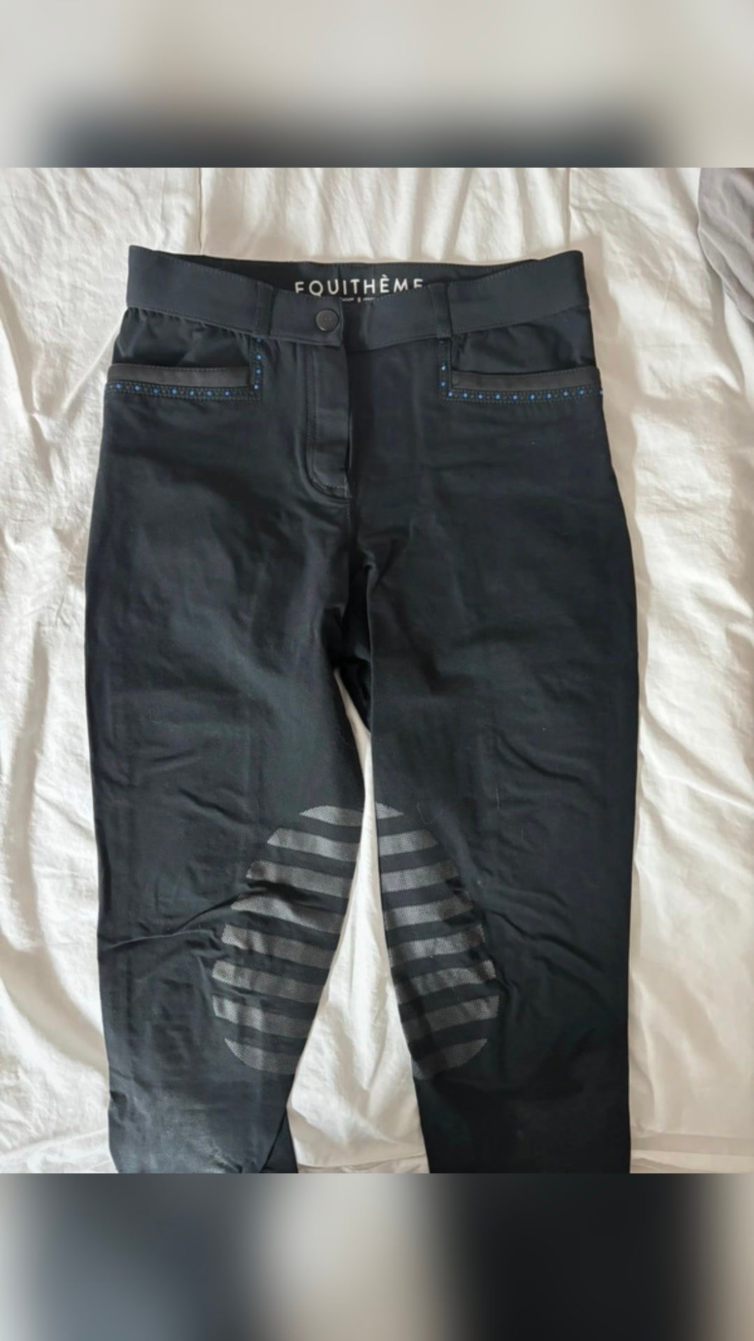 Pantalon noir equitheme, média 3