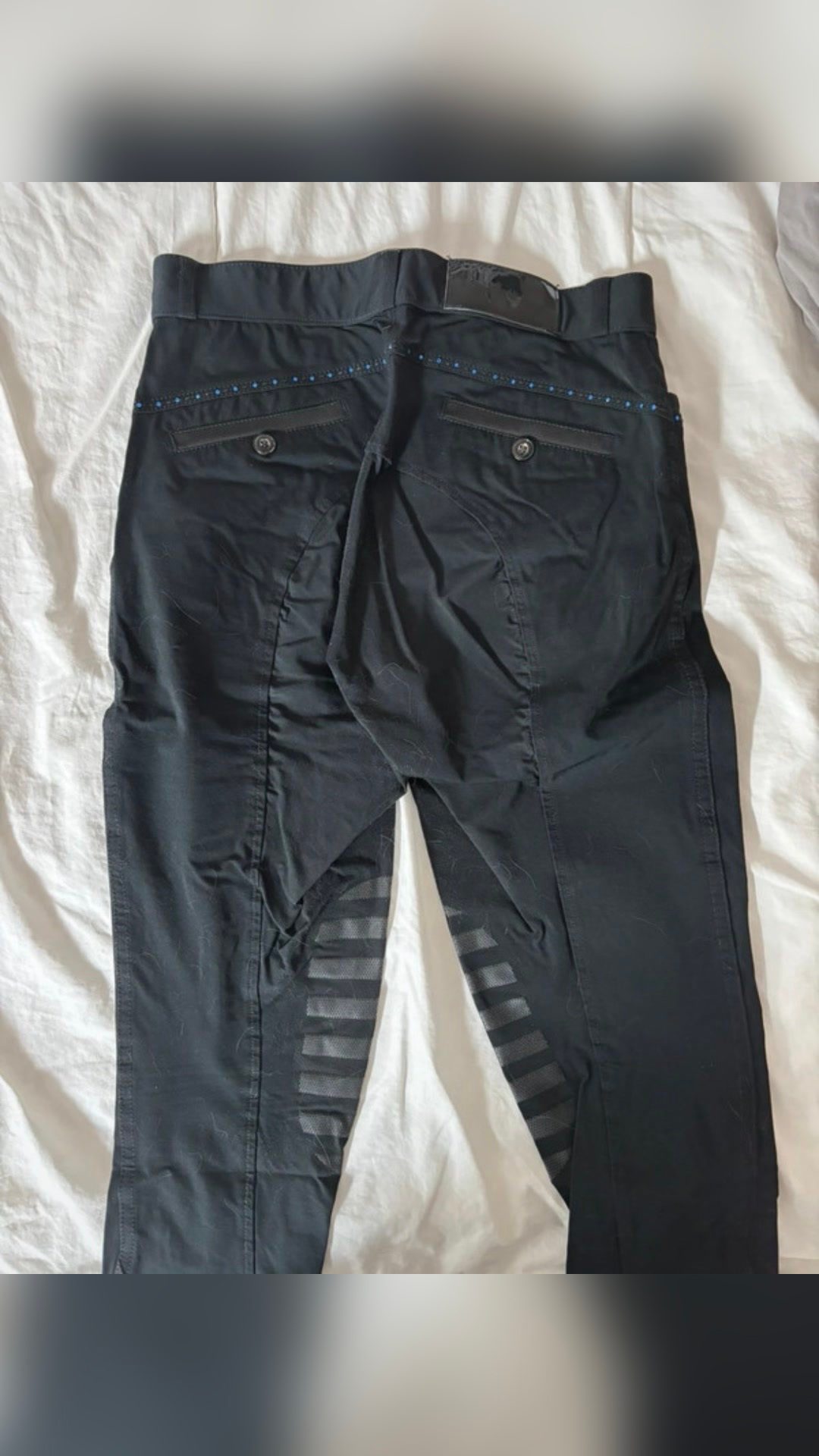 Pantalon noir equitheme, média 4