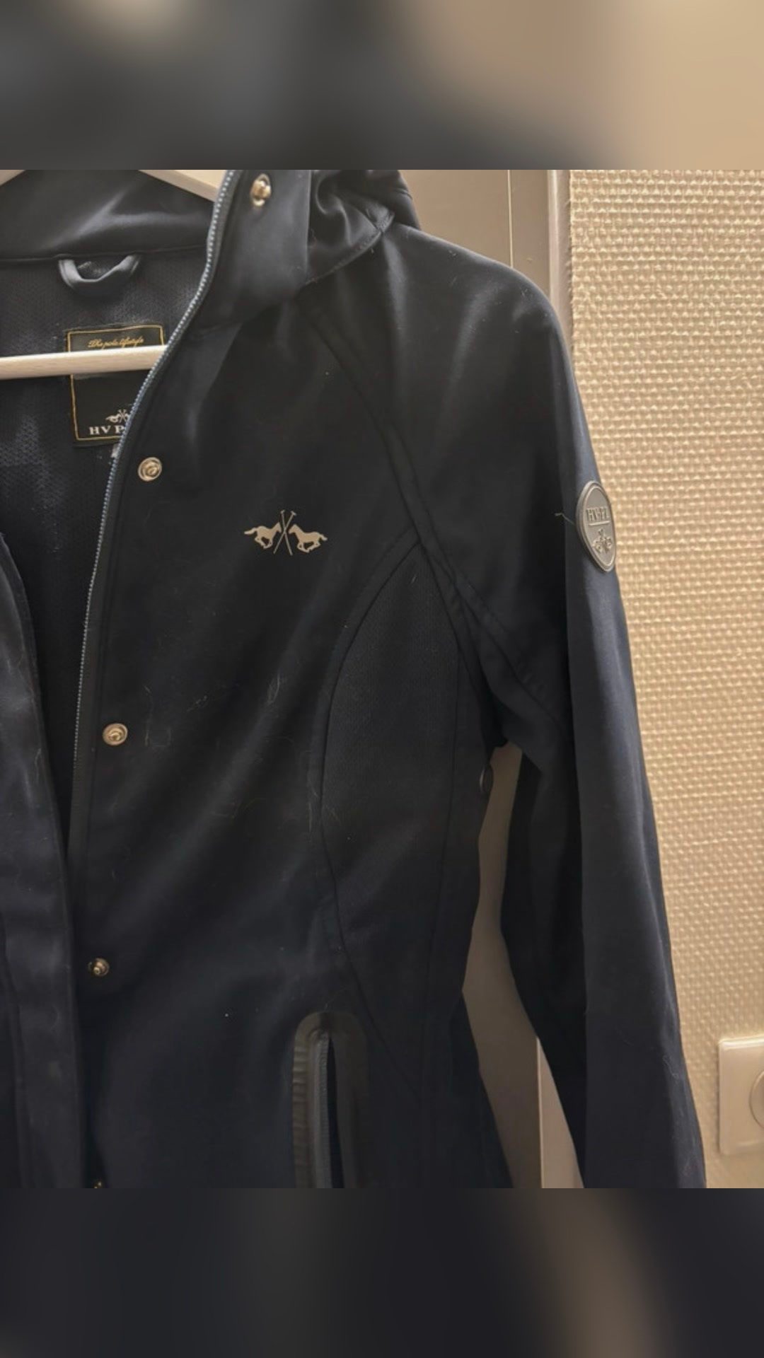Veste bleue marine HV Polo, média 3