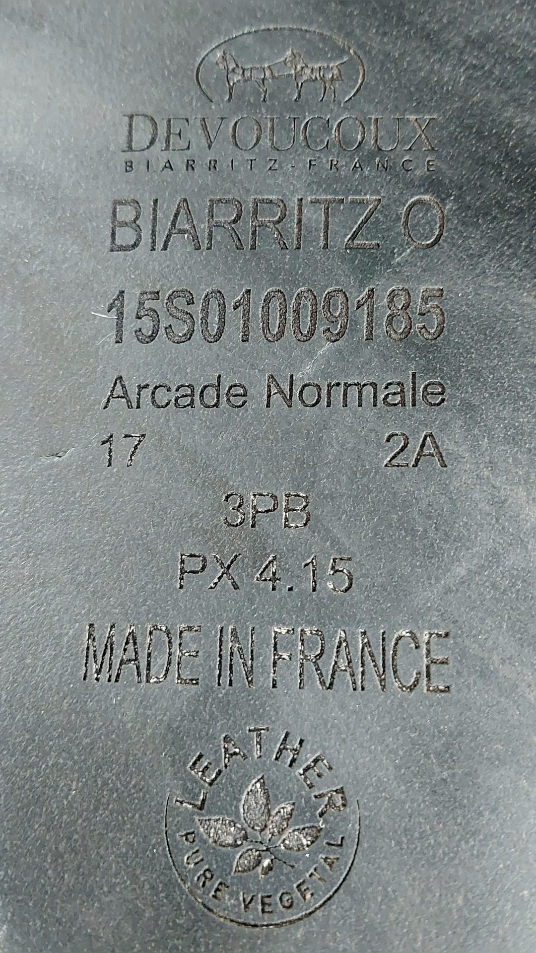 Selle Devoucoux Biarritz O mixte, média 9