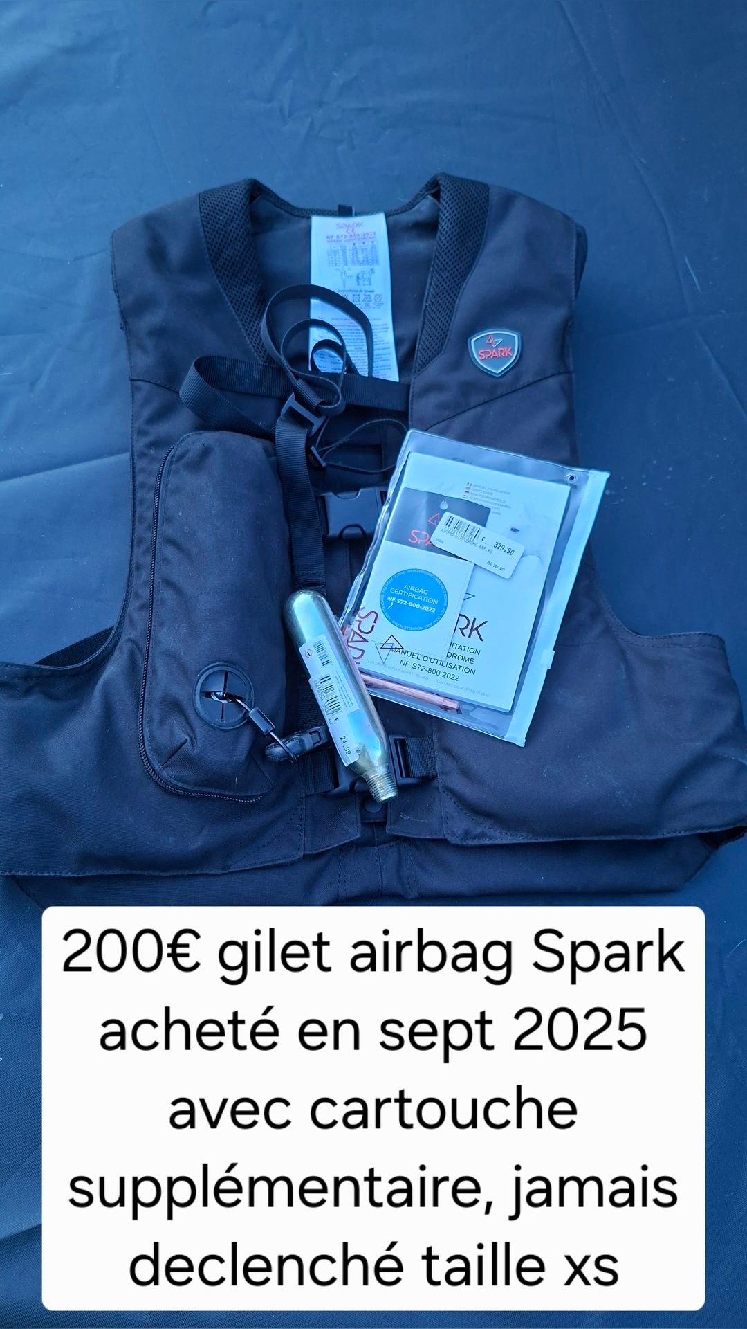 Gilet airbag Spark, média 2