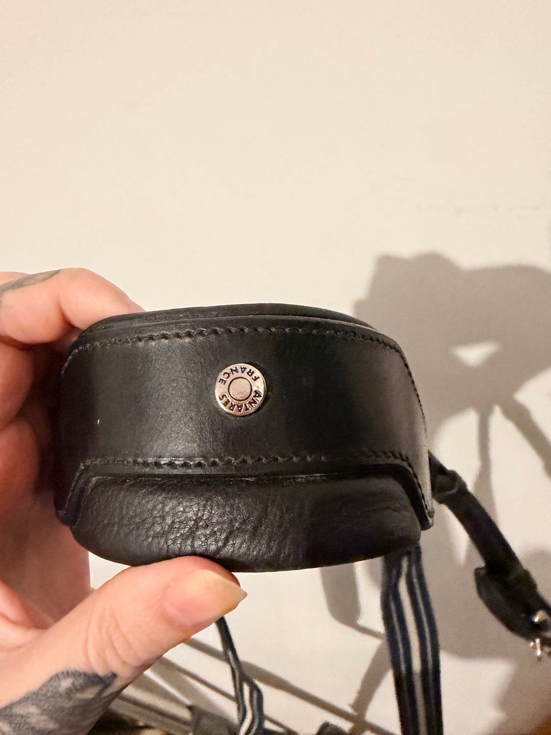 Collier de chasse noir antares élastique avec pont, média 3