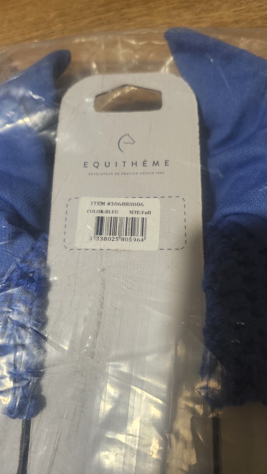 Bonnet bleu taille cheval, média 4