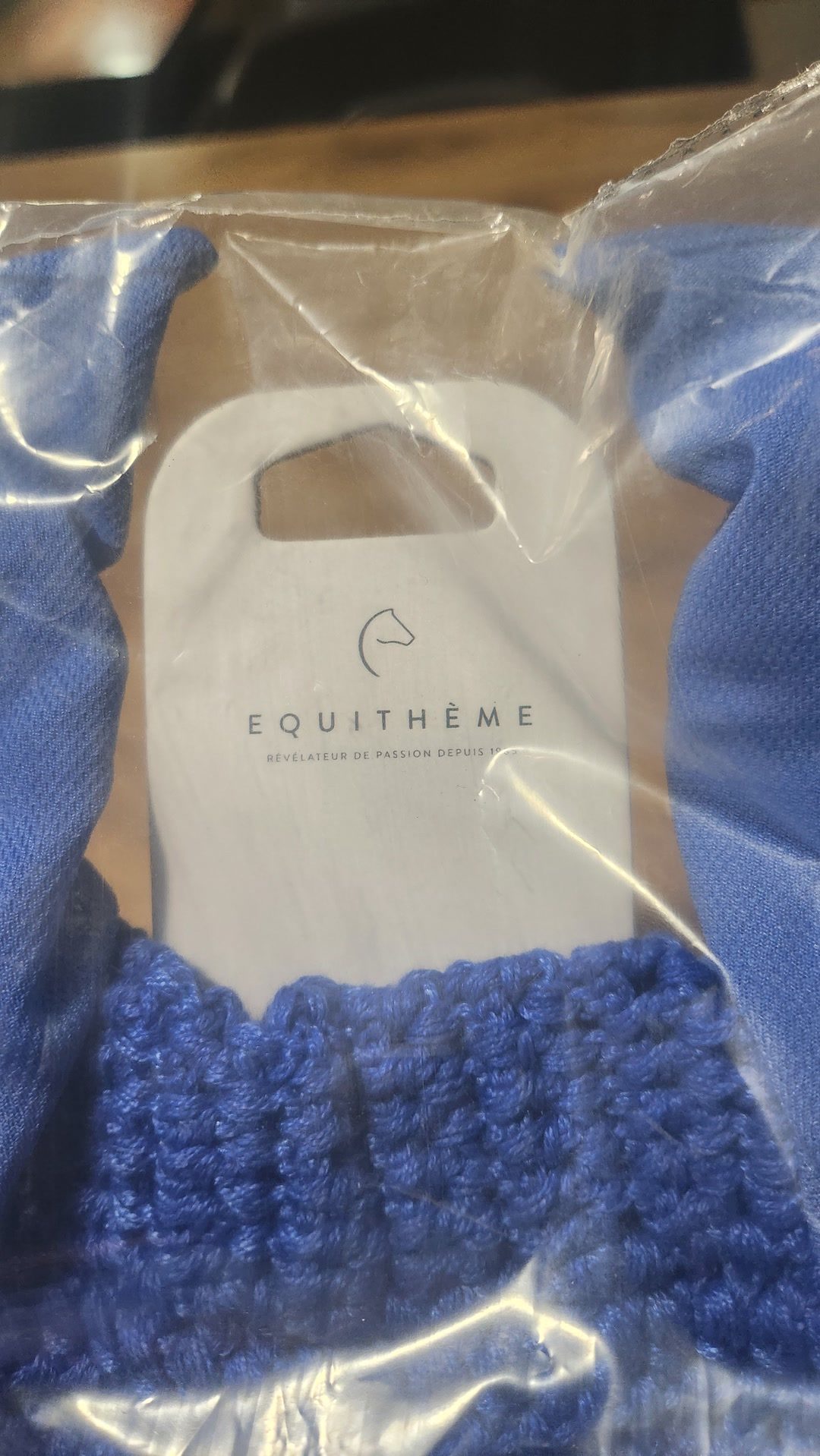 Bonnet bleu taille cheval, média 3