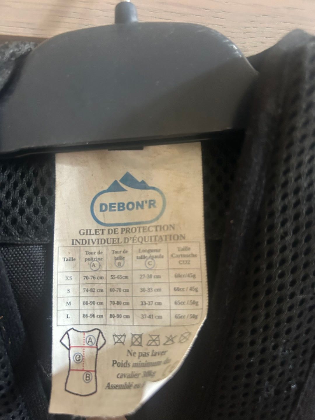 airbag debon’r taille m, média 4