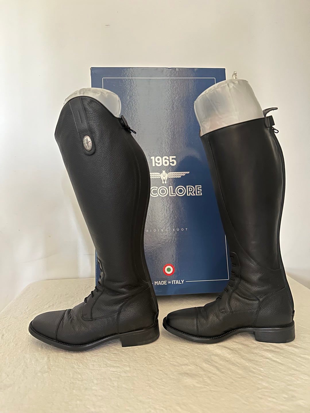 Bottes d’équitation DeNiro Tricolore Quick Black – Taille 36 – État exceptionnel, média 3