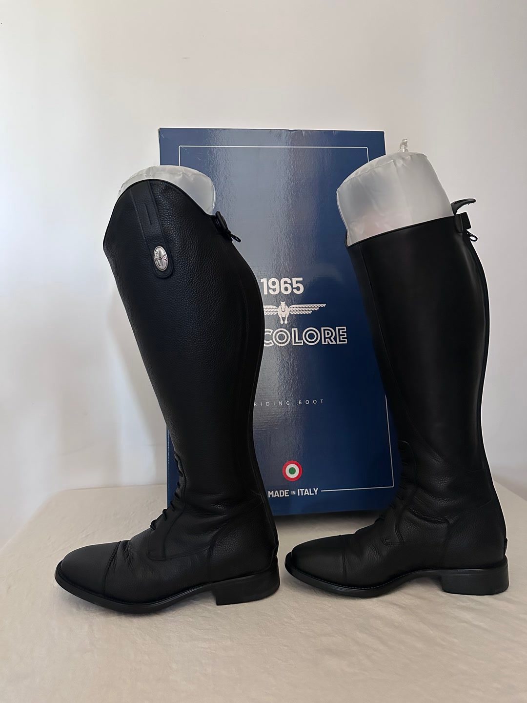 Bottes d’équitation DeNiro Tricolore Quick Black – Taille 36 – État exceptionnel, média 2