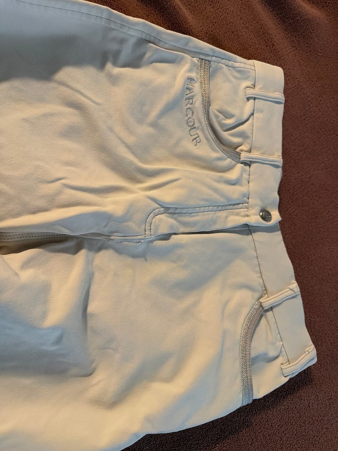 Pantalon blanc harcour, média 2