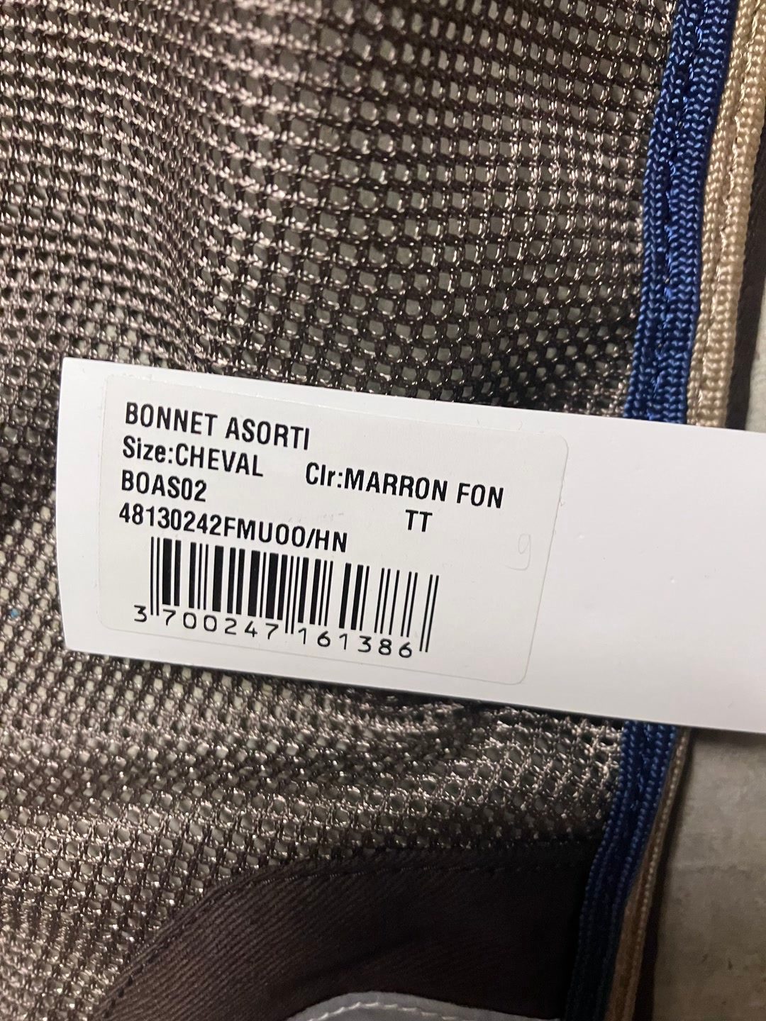 Bonnet TdeT neuf, média 2