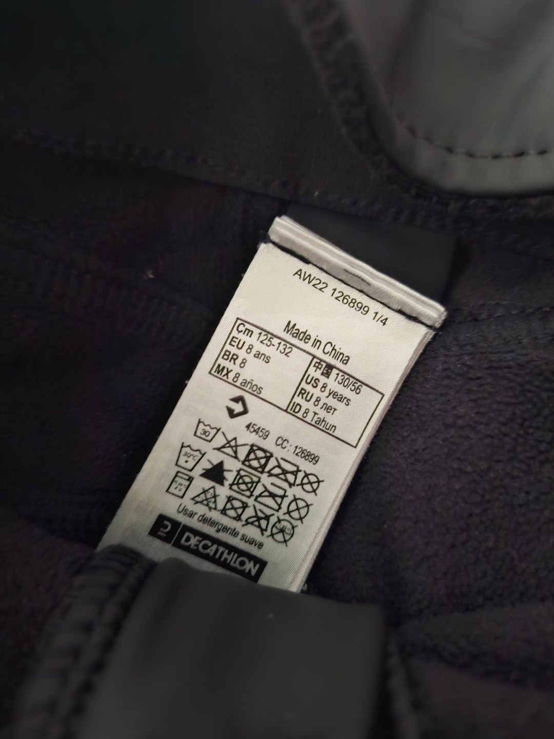 Pantalon imperméable 8 ans, média 4