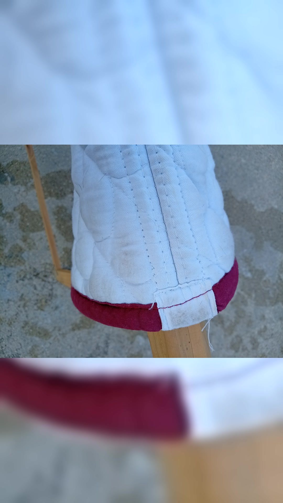 Tapis de selle blanc et Equitheme cheval, média 6
