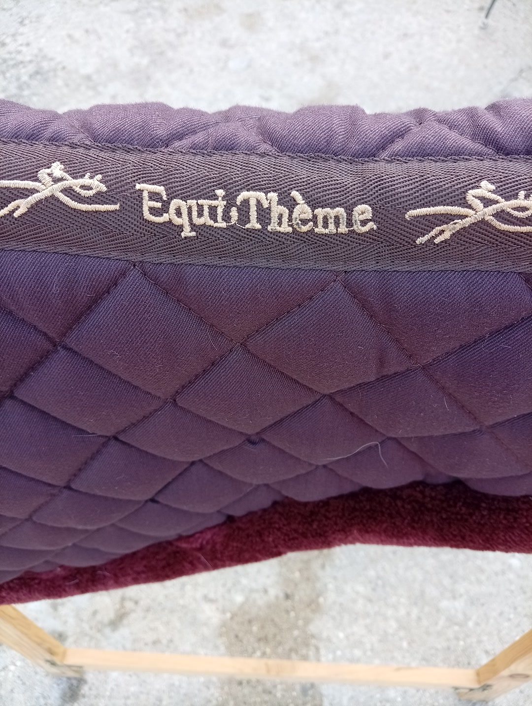 Amortisseur  marron Equitheme, média 2
