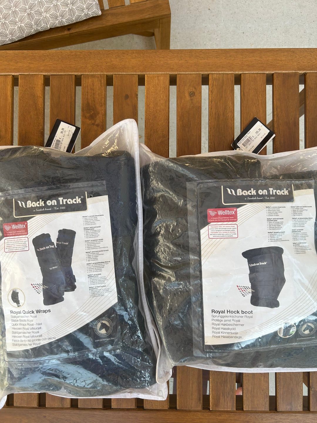 Guêtres Back on Track – Taille L – Très bon état, média 6