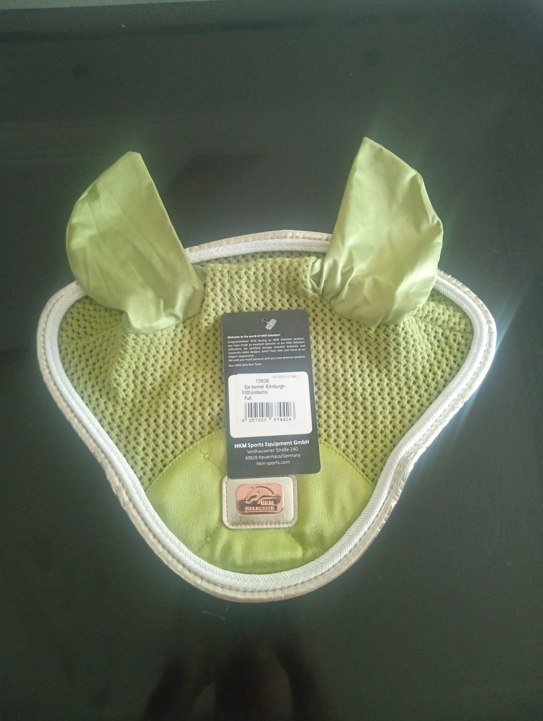 Bonnet HKM Vert Pistache, média 3