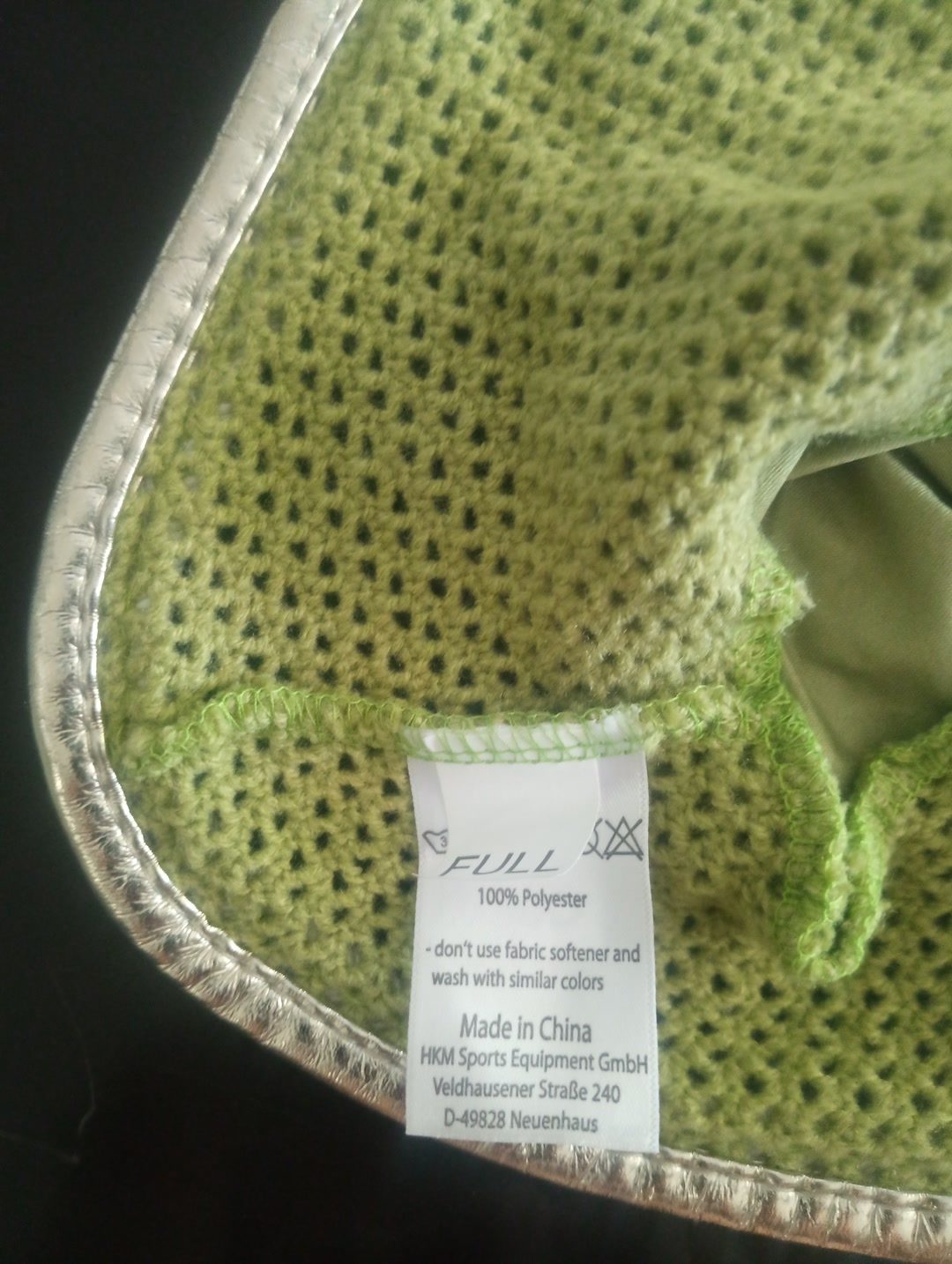 Bonnet HKM Vert Pistache, média 7