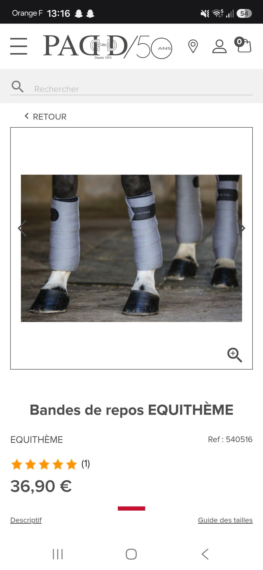 Bandes de repos, média 4