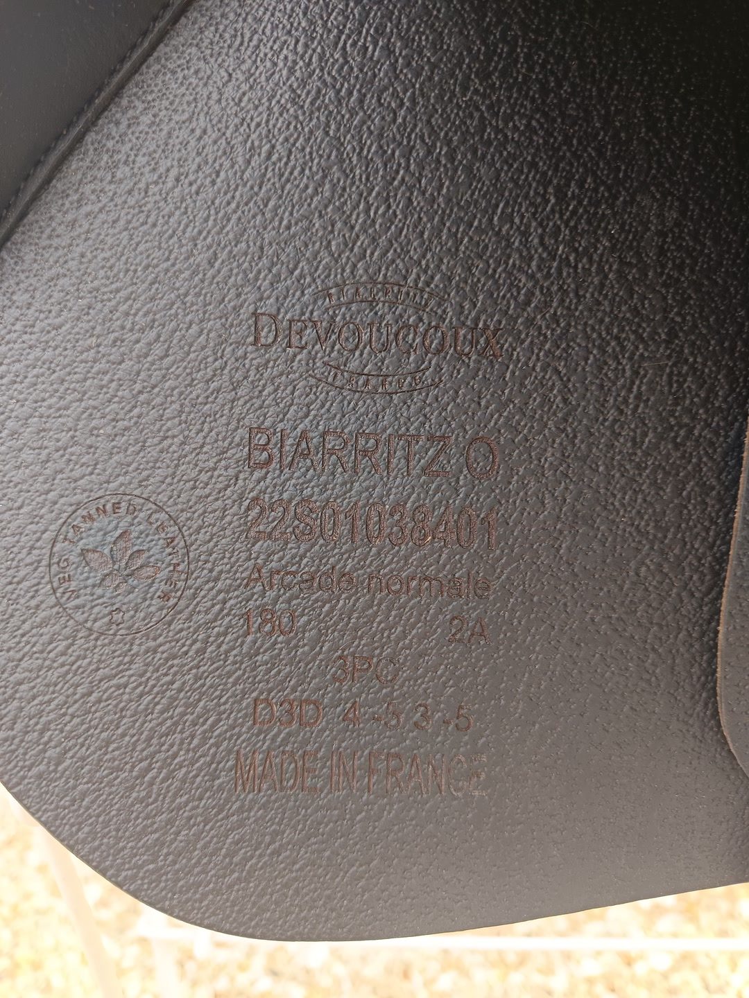 Selle Devoucoux Biarritz O 18 pouces, média 4