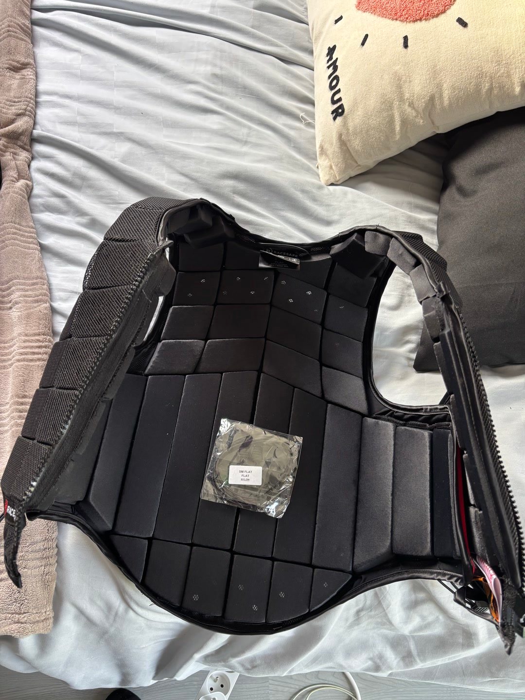 Gilet de course homologué, média 4