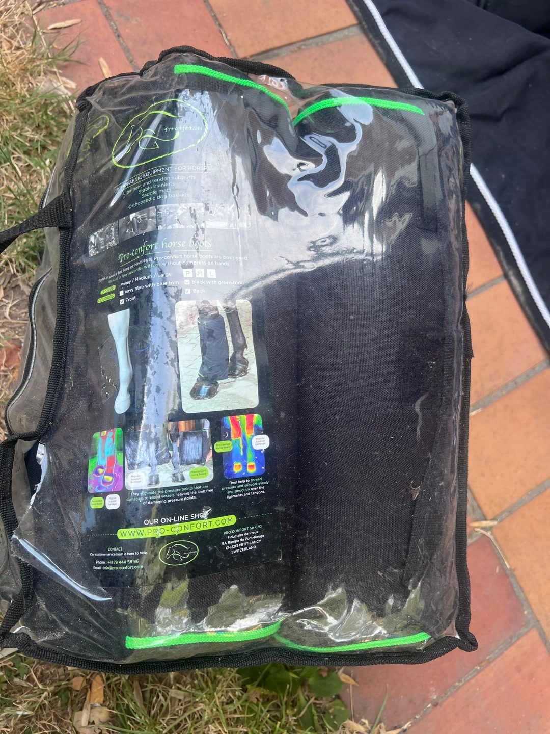 Guêtres de transport / repos Pro-Confort Horse Boots - Lot de 4 -, média 2