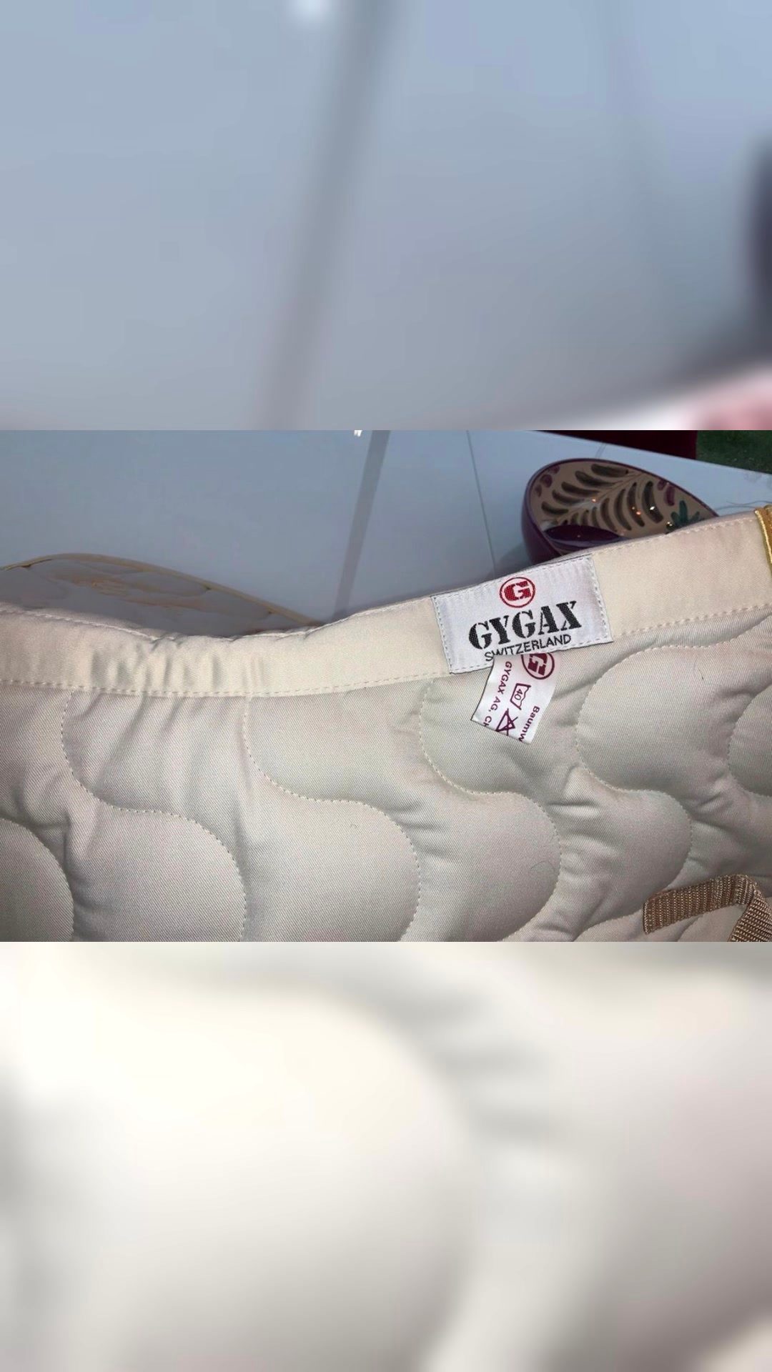 Tapis de selle neuf GIGAX Beige, média 3
