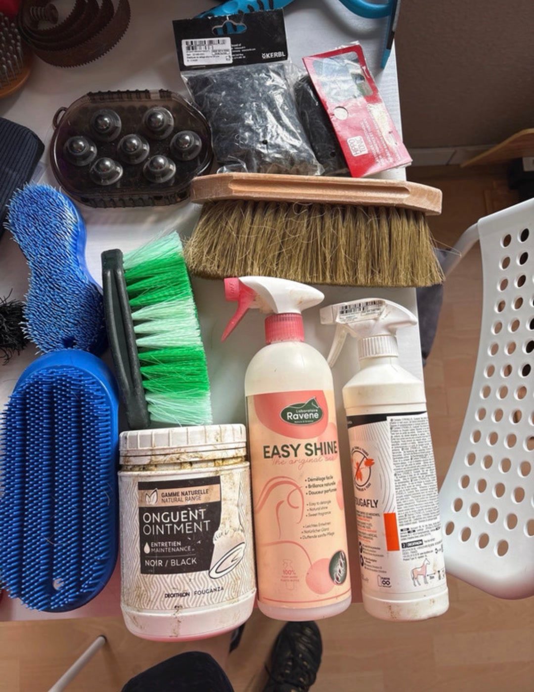 Brosse cheval plus sac, média 2
