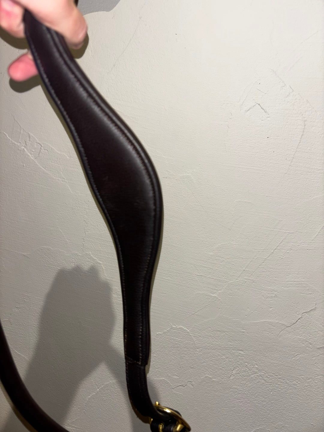 Licol anatomique en cuir, média 5