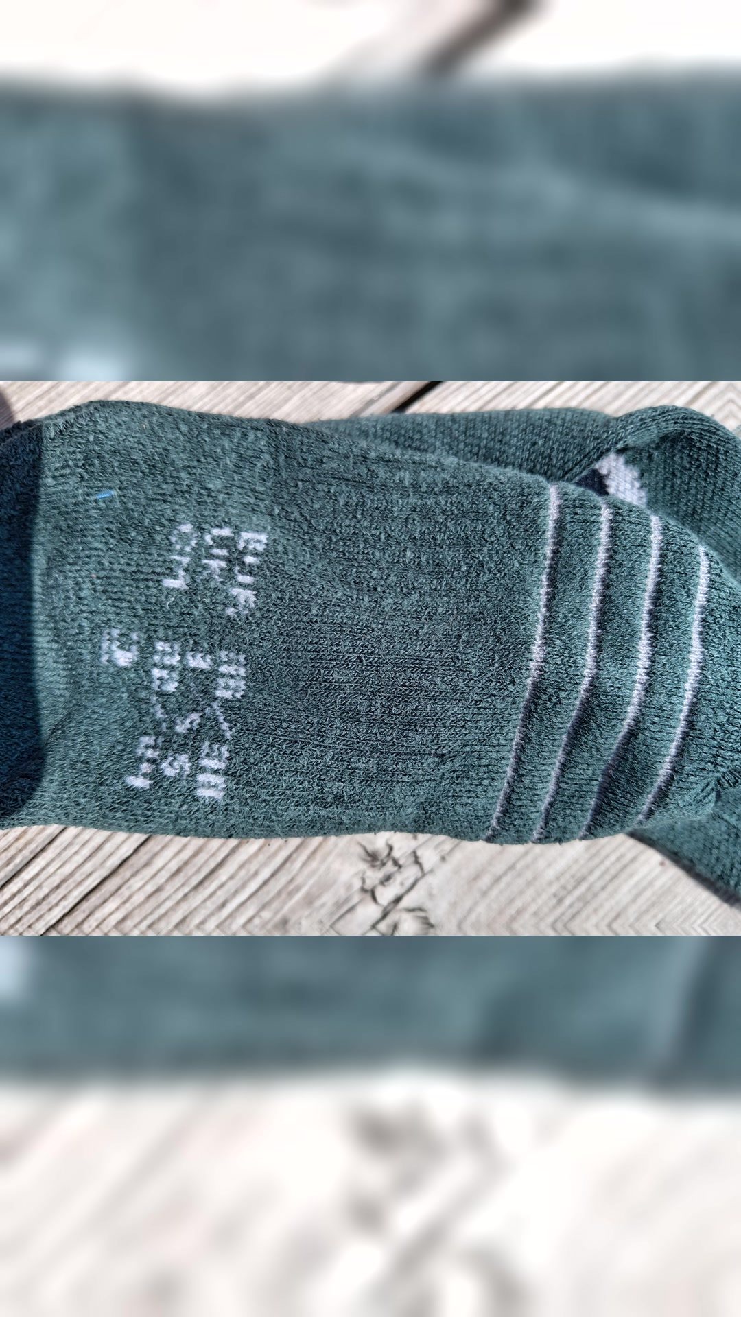 Chaussettes fouganza décathlon verte foncé, média 2