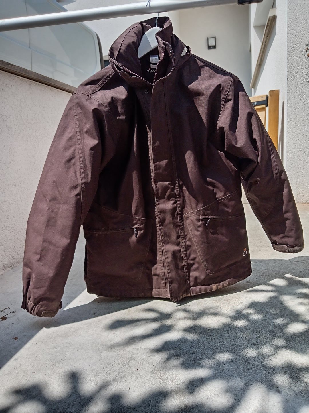 Manteau fouganza marron, média 7