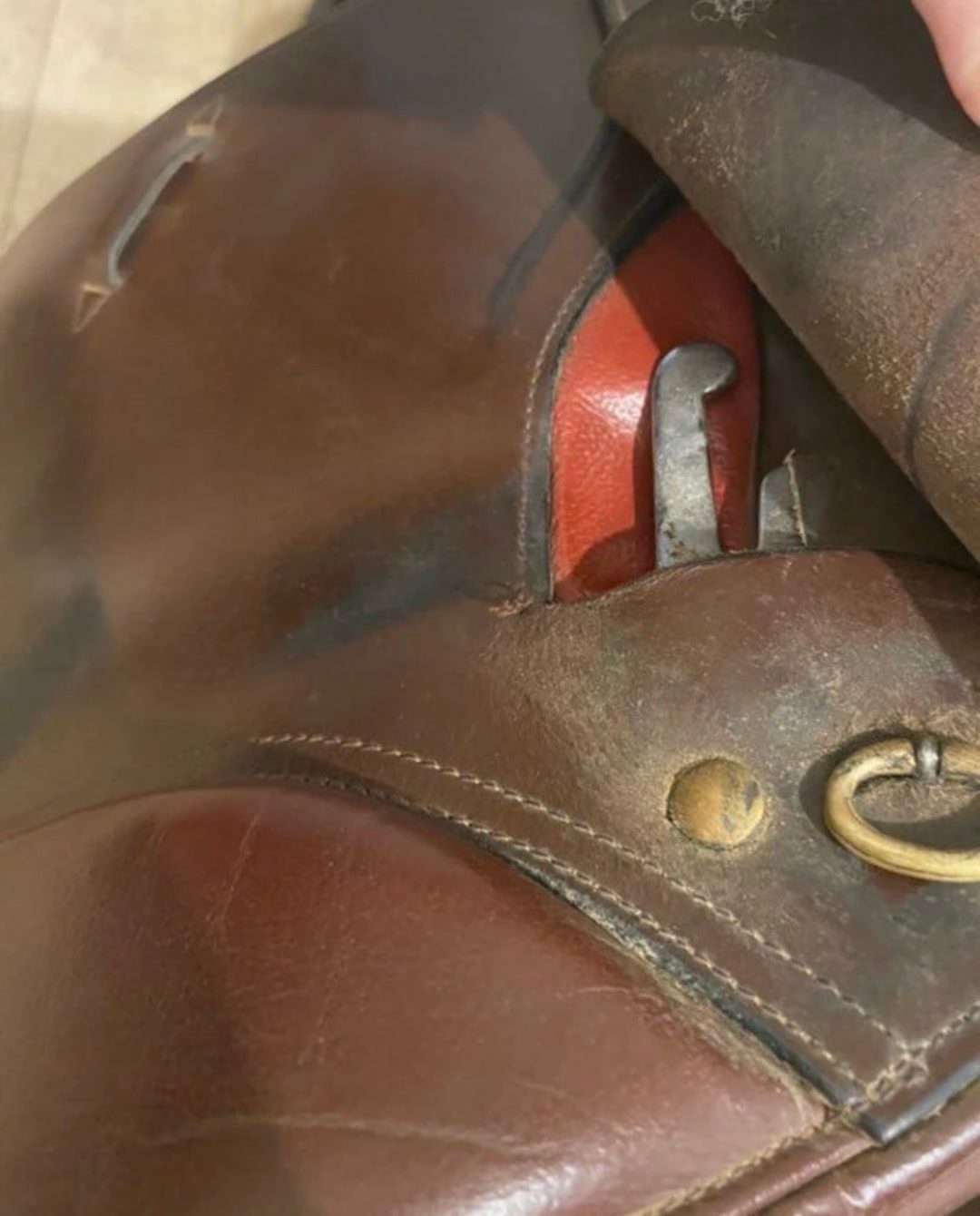 Selle équitation 17,5, média 2