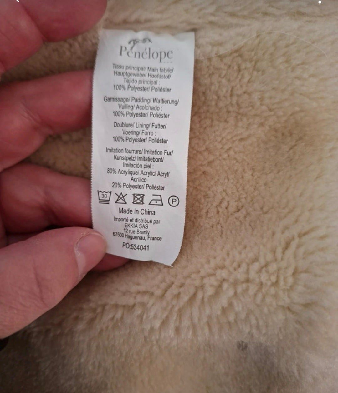 Manteau pénéloppe, média 6