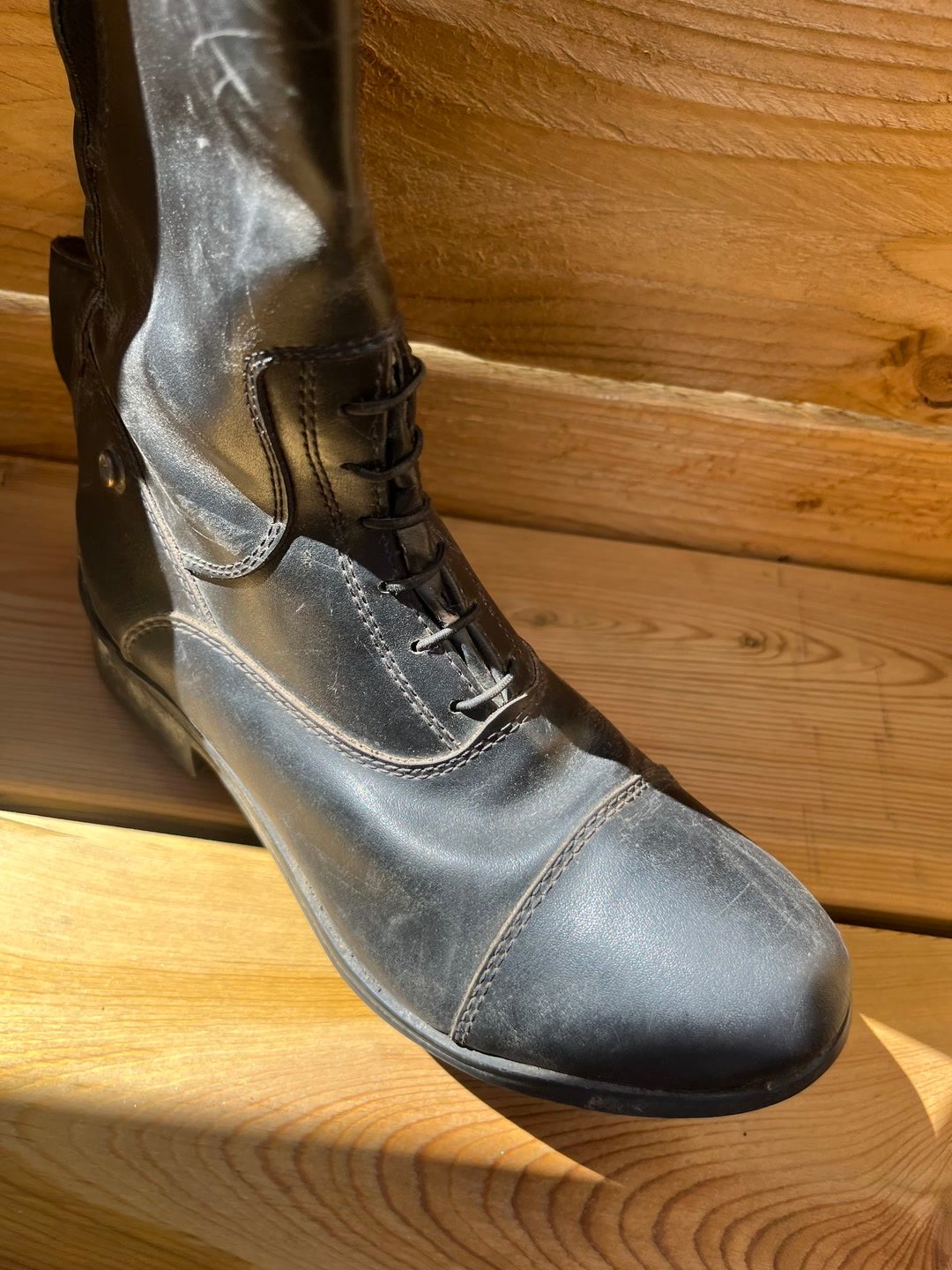 Bottes cuir, média 5