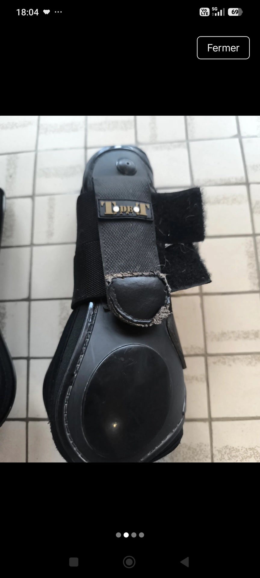 Guêtre noir poney TdeT, média 2