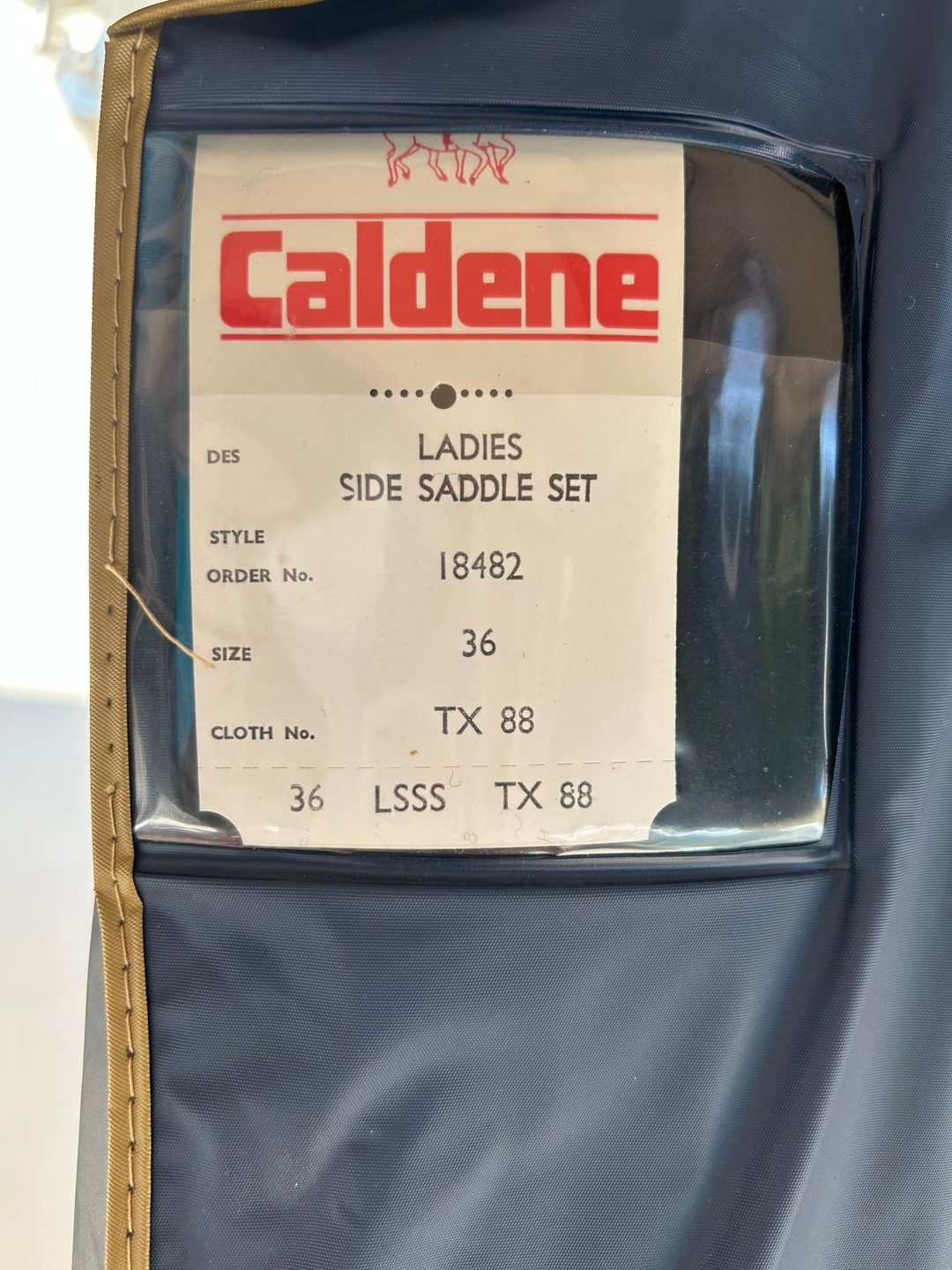 Tenue d’Amazone complète Caldene / Calcutt & Sons – Neuve avec étiquette – Taille 36" (38-40 FR), média 23