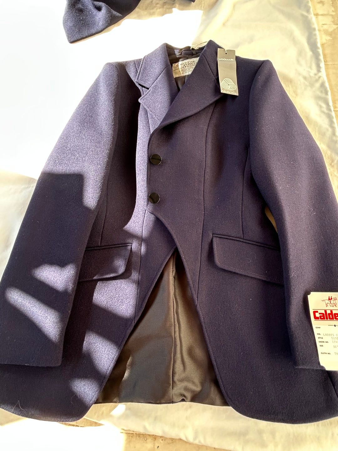 Tenue d’Amazone complète Caldene / Calcutt & Sons – Neuve avec étiquette – Taille 36" (38-40 FR), média 10
