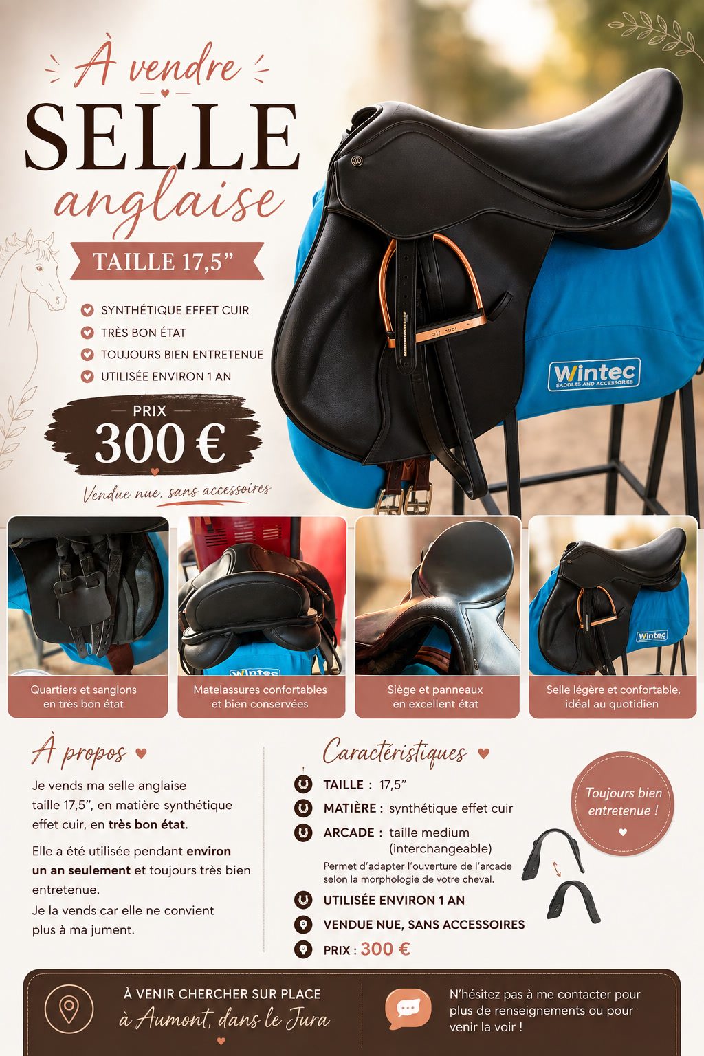 Selle anglaise, média 4