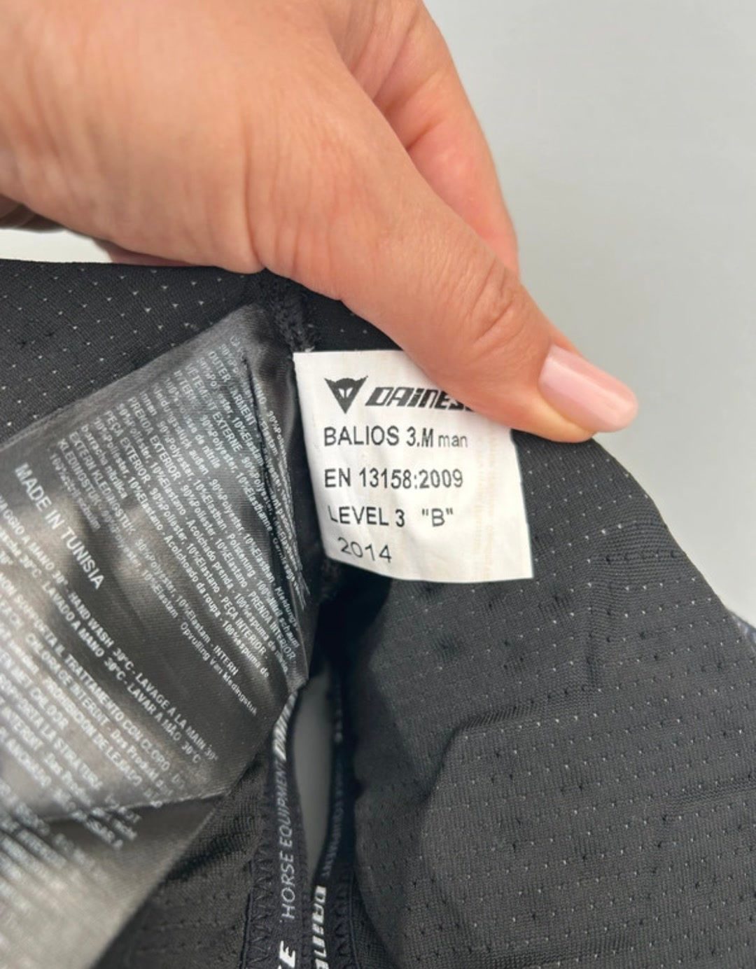 Gilet de cross Dainese level 3, média 7