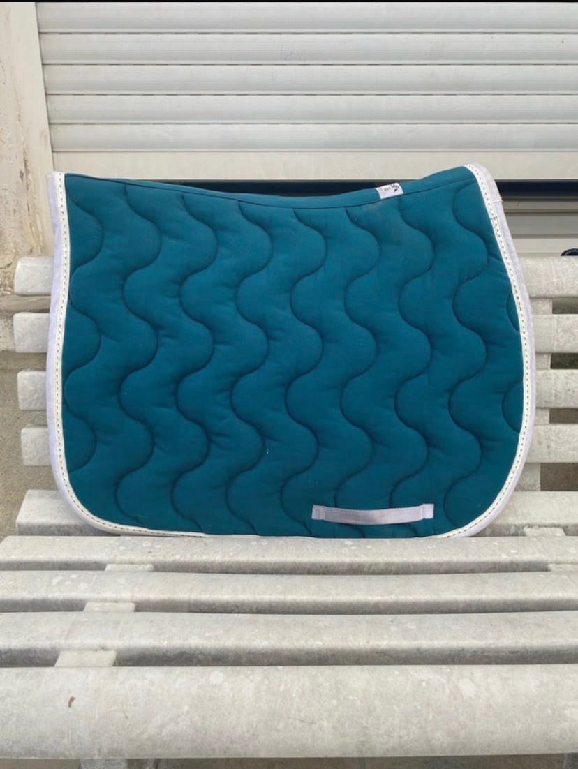 Tapis de selle bleu canard Pénélope, média 5